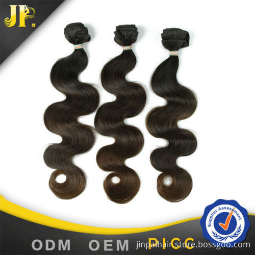 Unprocessed virgin philipino hair extensions dark brawn body wave hair